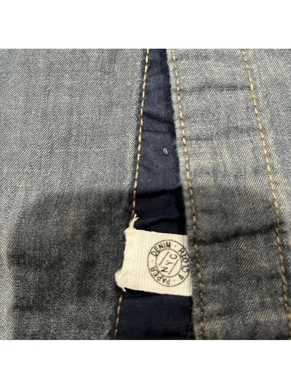 Paper Denim & Cloth button down denim shirt size 10-12